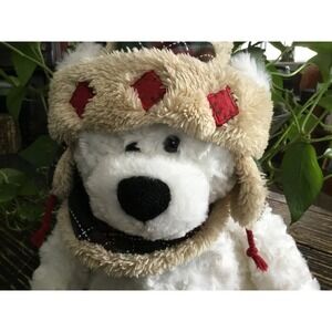 Extremely Soft HUGFUN 17"/ 43 cm Huggable White Teddy Bear